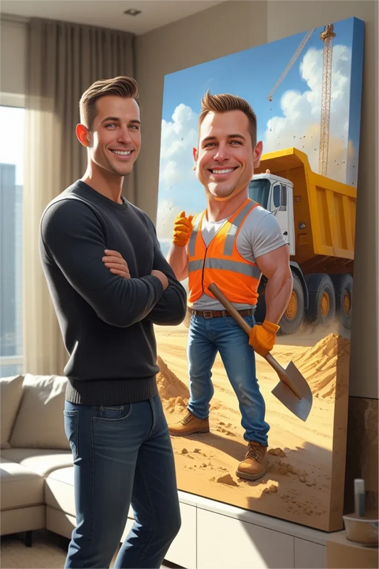 Karykatura ze zdjęcia