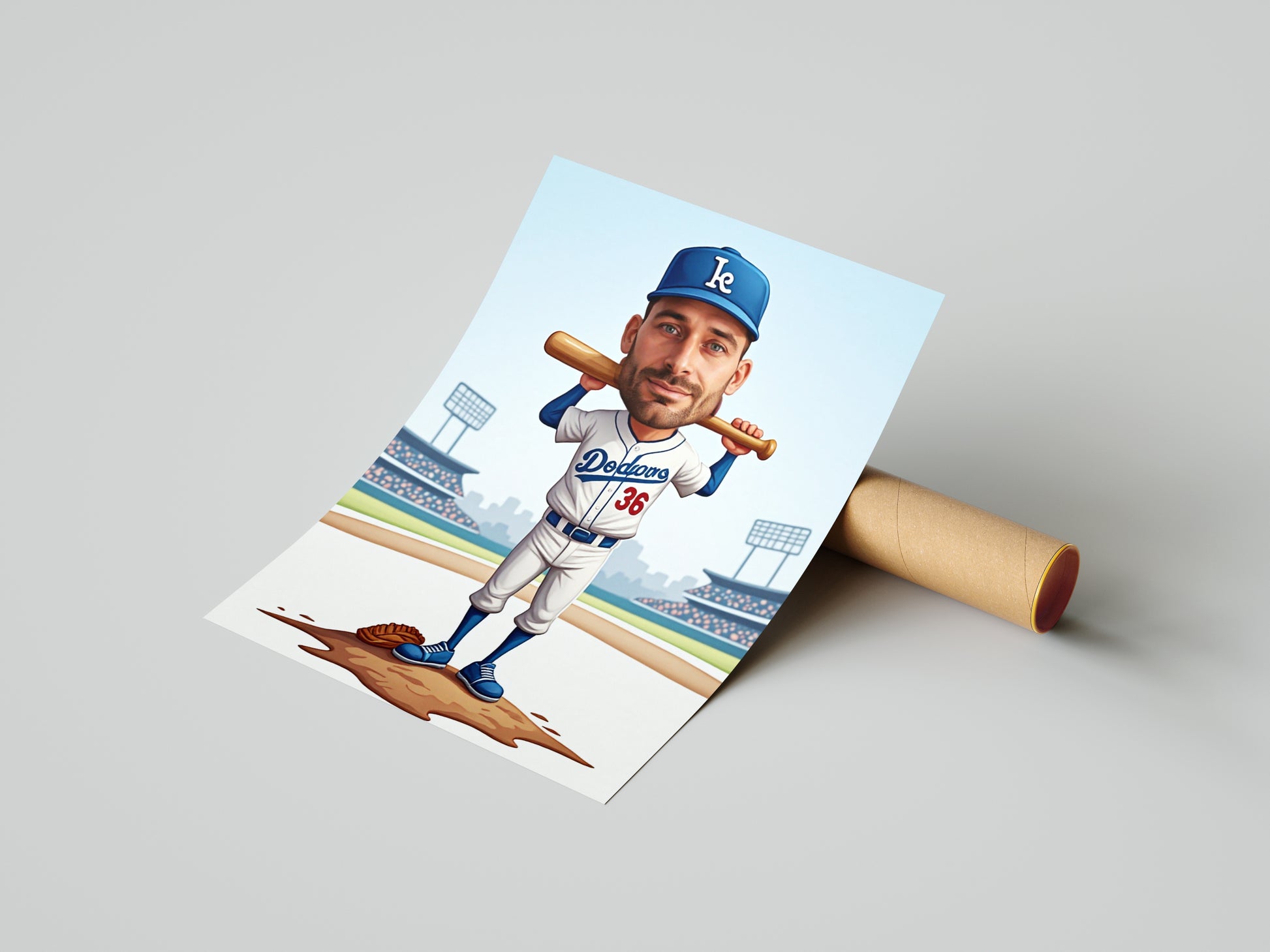 Portrety karykatury sportowe na zamówienie