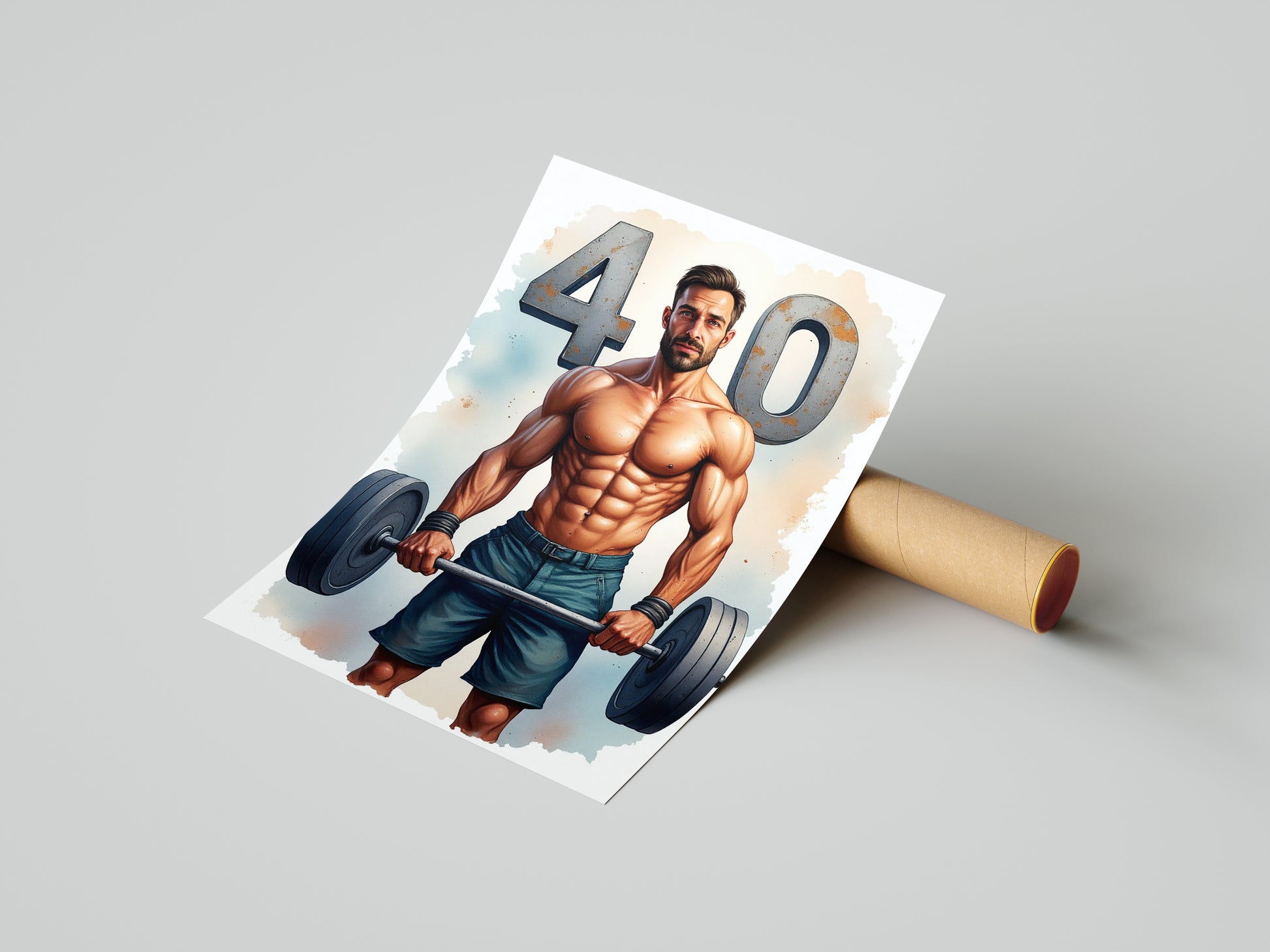 Portret Sportowca z Twojego Zdjęcia – Siłacz, Kulturysta