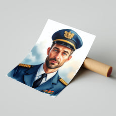 Portret Pilota – Lotniczy Portret z Twojego Zdjęcia