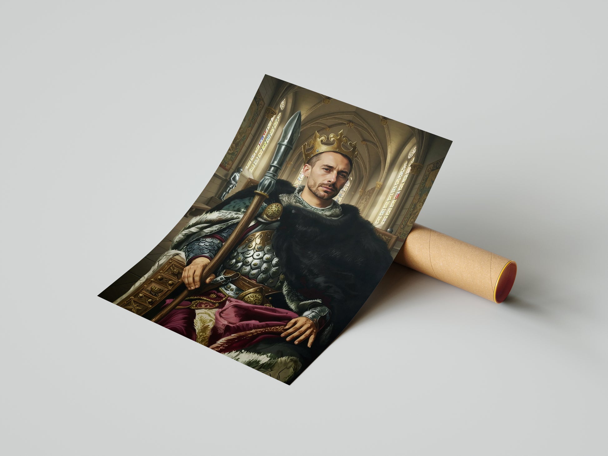 Królewski portret ty jako Bolesław Chrobry