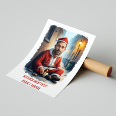 Śmieszny prezent na święta z życzeniami