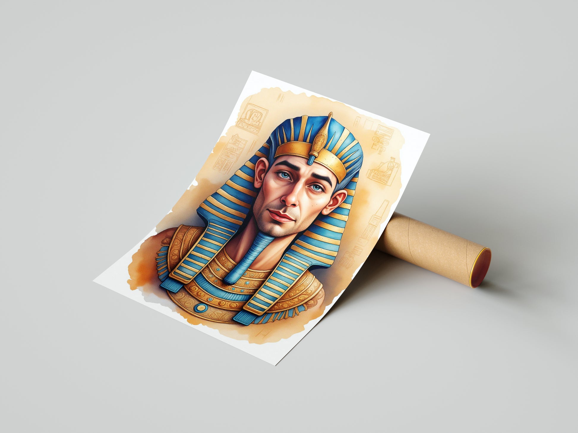 Portret Faraona – Egipski Portret z Twojego Zdjęcia