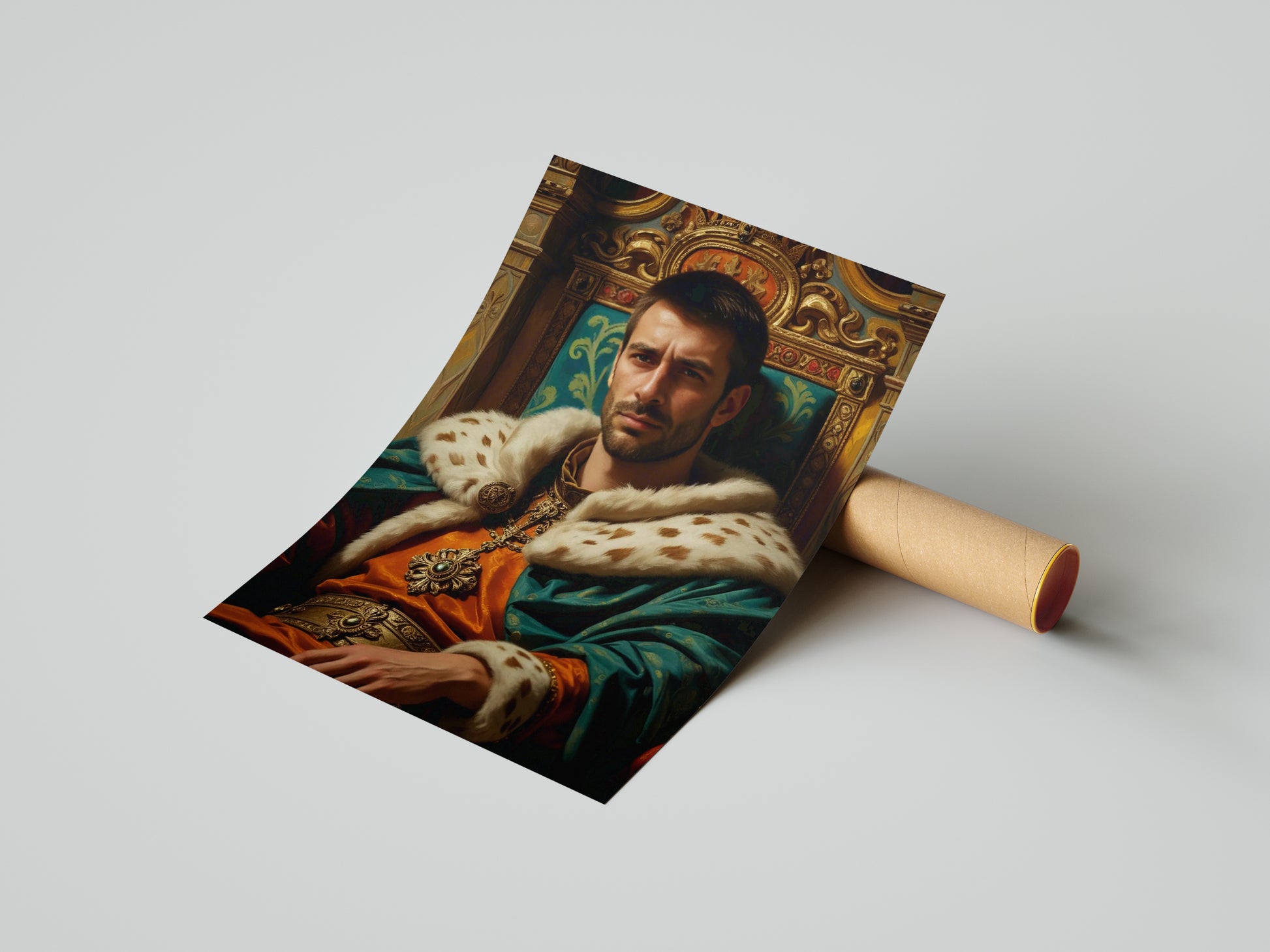 Królewski portret ze zdjęcia – majestatyczny prezent