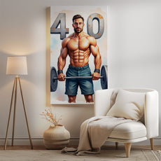 Portret Sportowca z Twojego Zdjęcia – Siłacz, Kulturysta