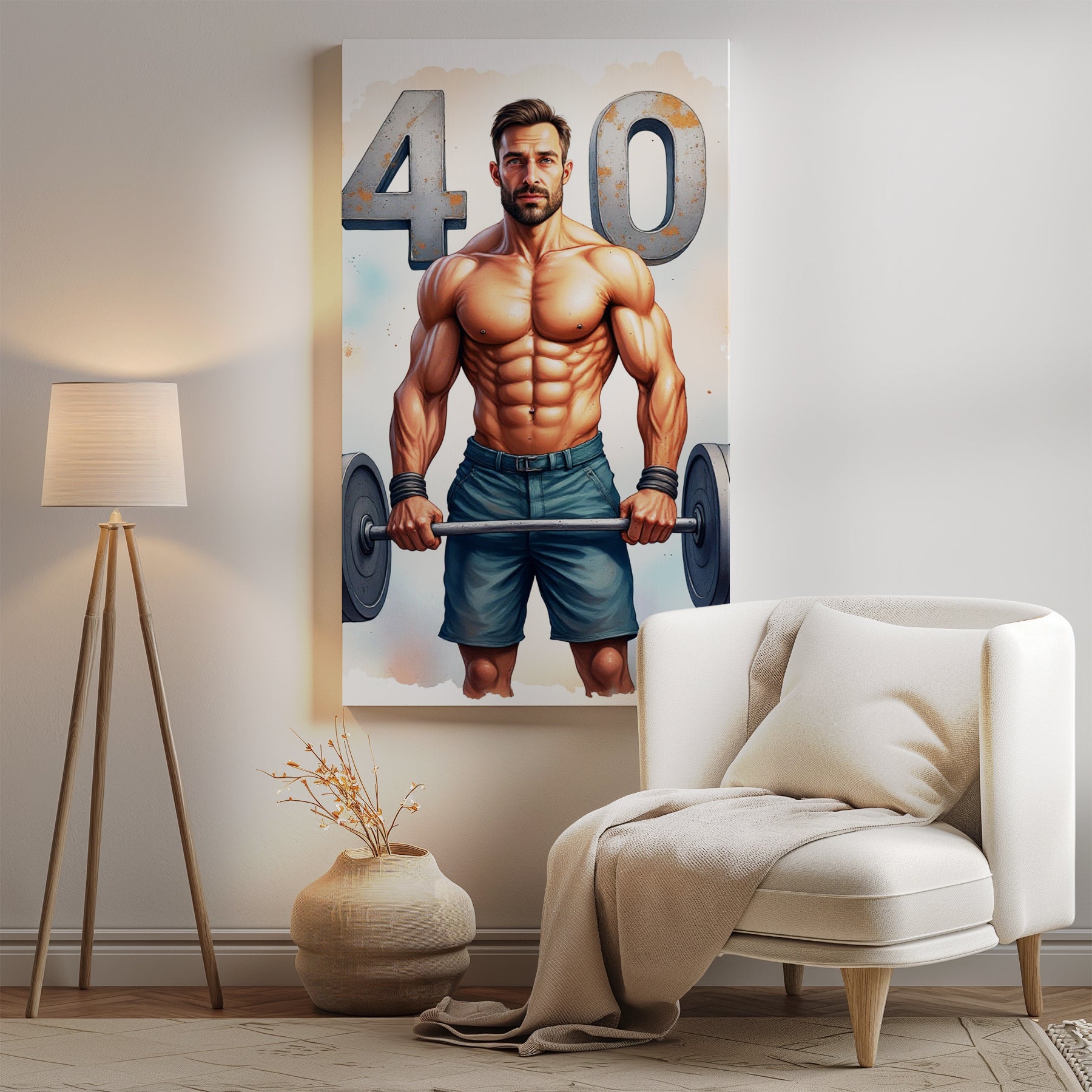 Portret Sportowca z Twojego Zdjęcia – Siłacz, Kulturysta