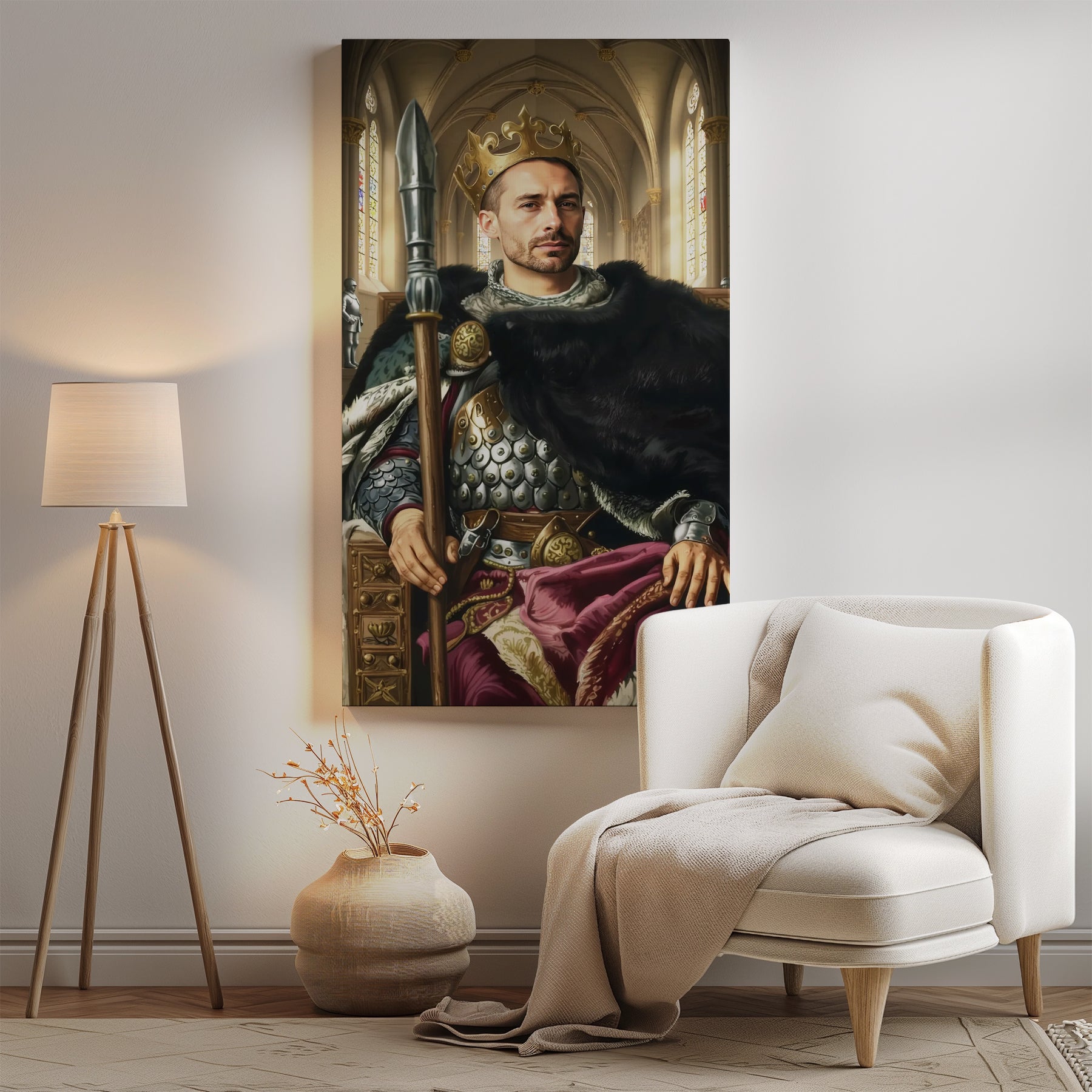 Królewski portret ty jako Bolesław Chrobry