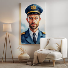 Portret Pilota – Lotniczy Portret z Twojego Zdjęcia