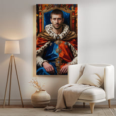 Królewski portret ze zdjęcia