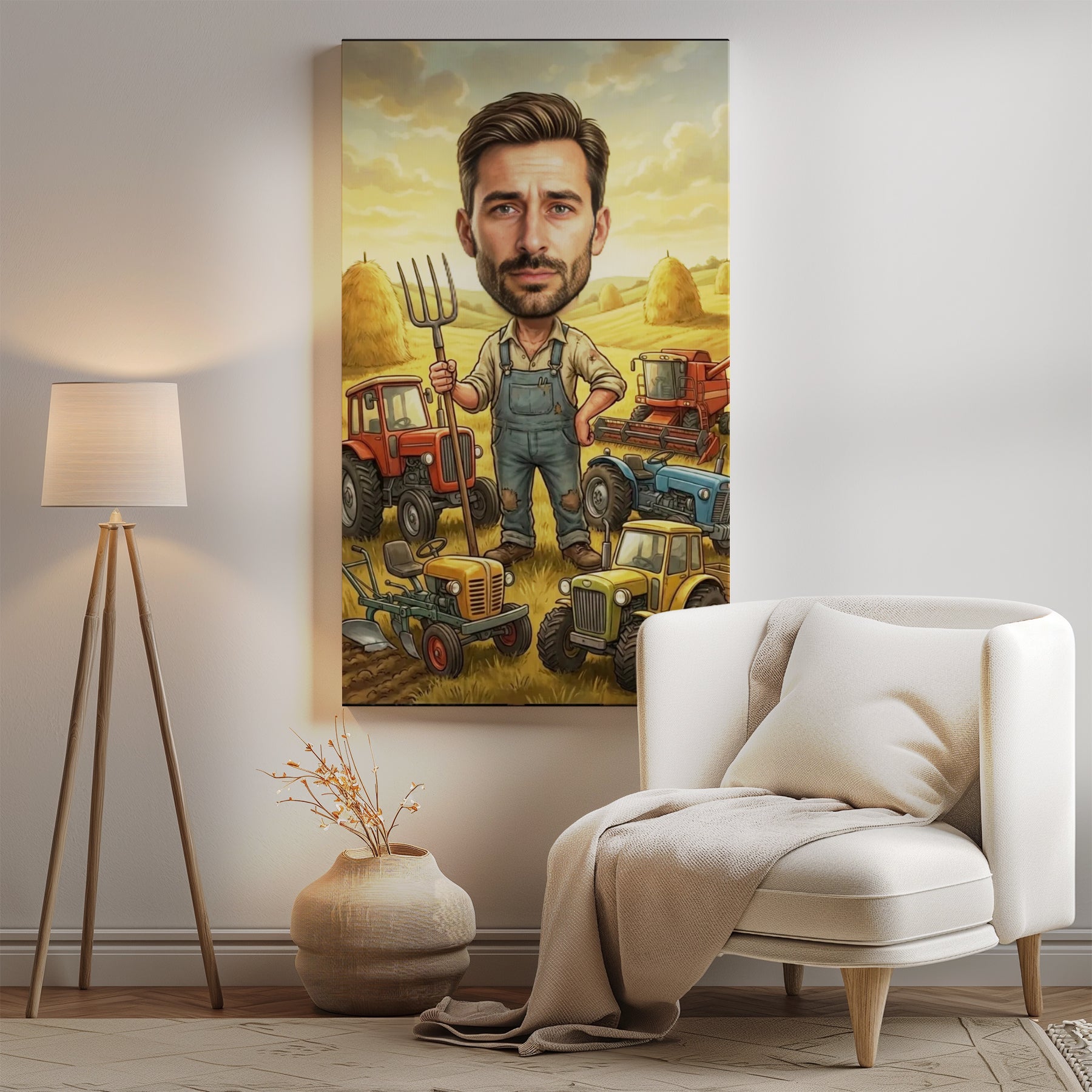 Pomysł na prezent dla rolnika - karykatura