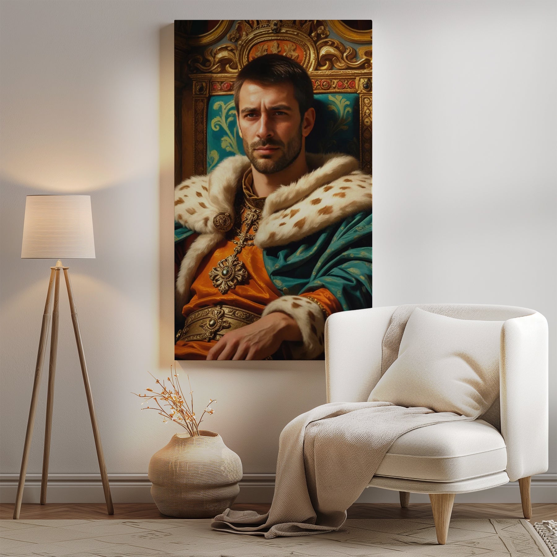 Królewski portret ze zdjęcia – majestatyczny prezent