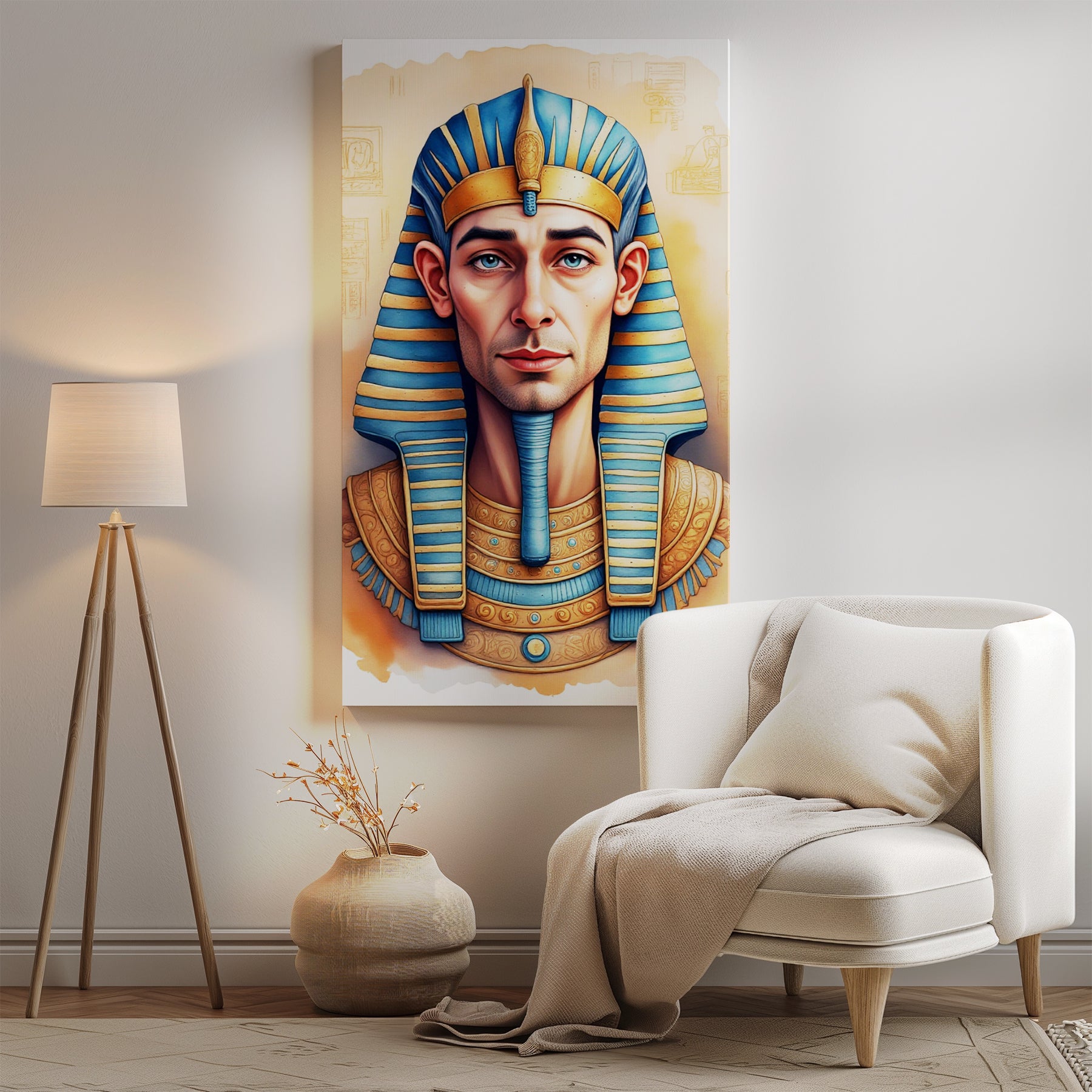 Portret Faraona – Egipski Portret z Twojego Zdjęcia
