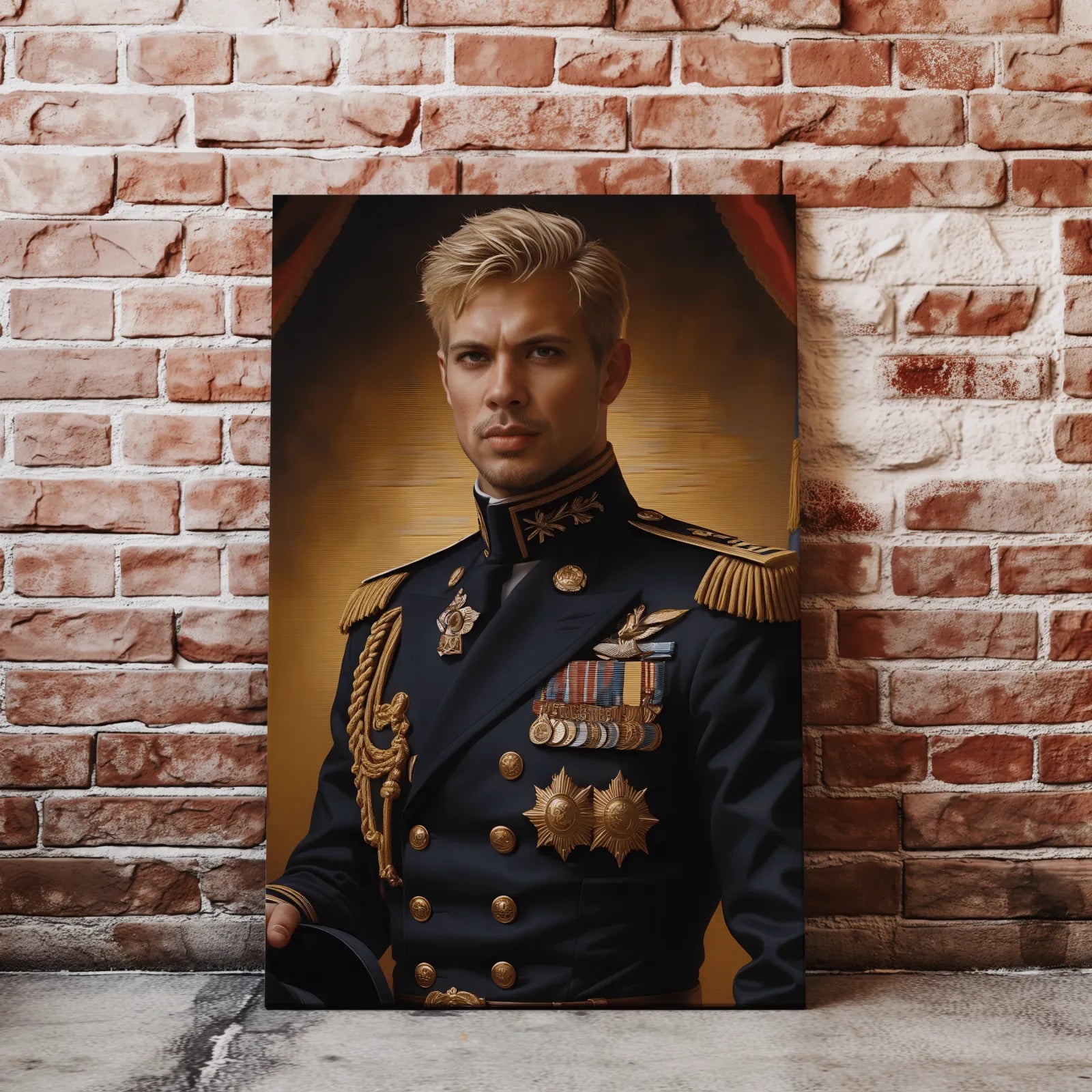 Portret generała na płótnie Generał Imperium w stylu militarnym