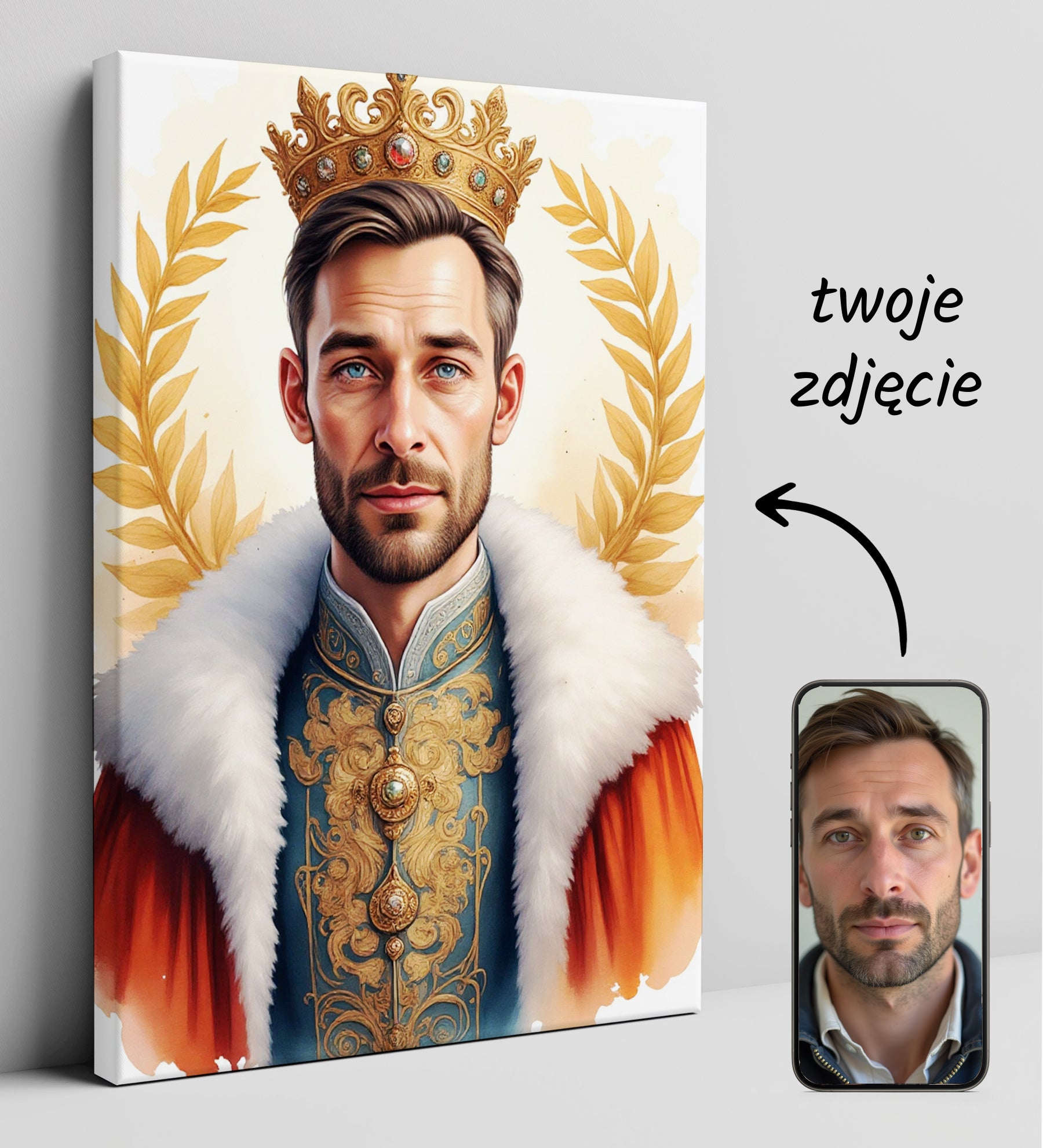 Portret Królewski z Twojego Zdjęcia