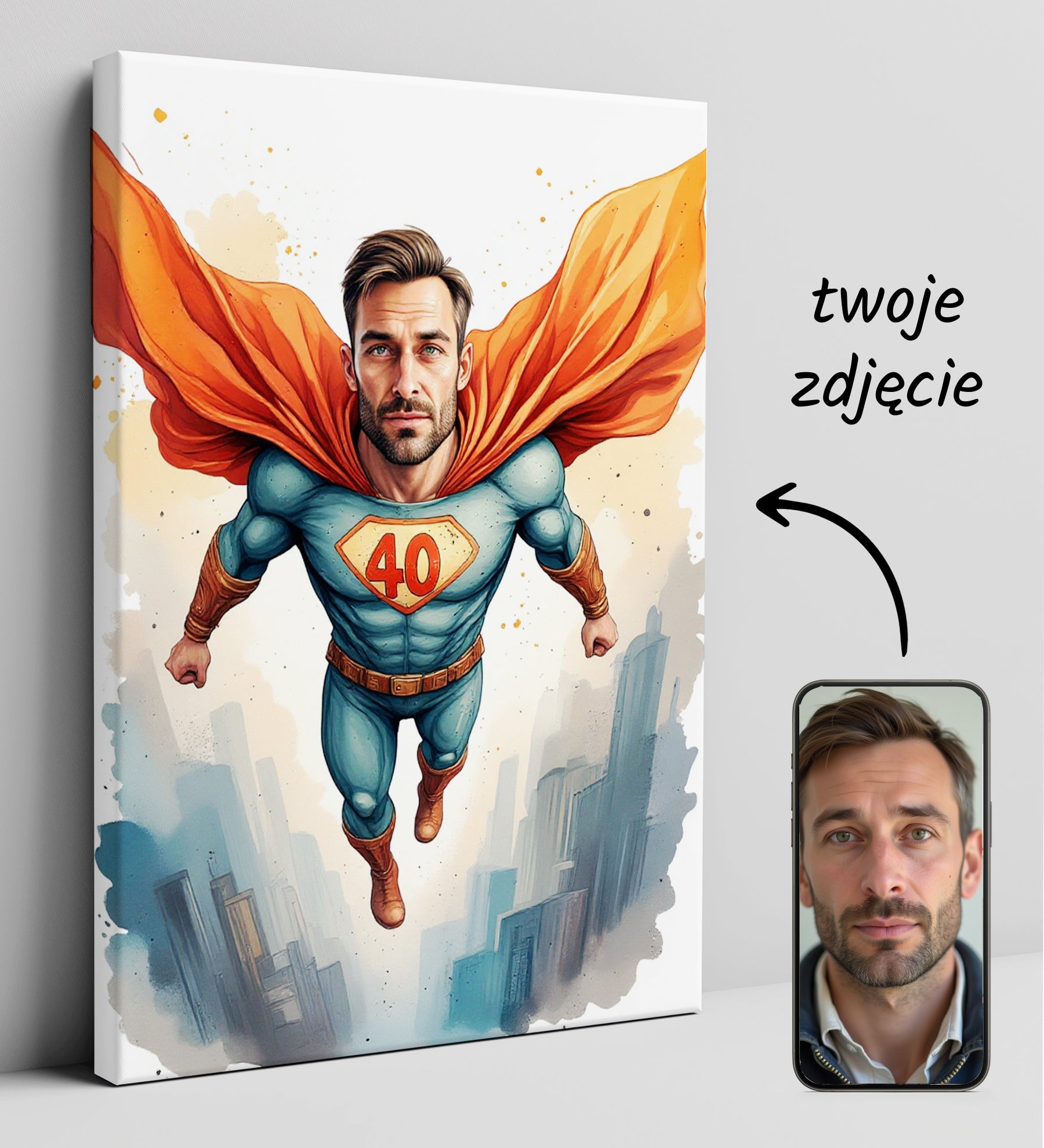 Portret Superbohatera z Twojego Zdjęcia