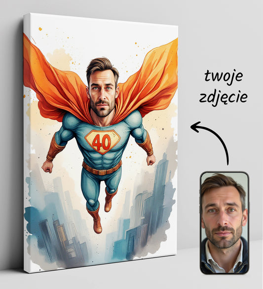 Portret Superbohatera z Twojego Zdjęcia