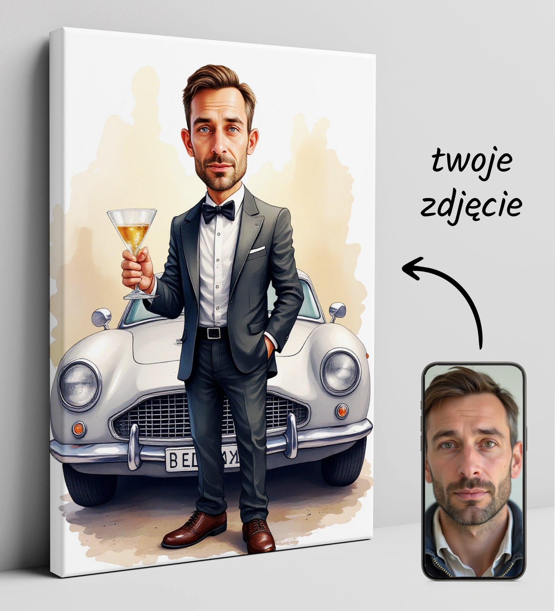 Agent w Smoking’u – Portret z Auta Klasyka