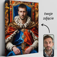 Królewski portret ze zdjęcia