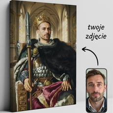 Królewski portret ty jako Bolesław Chrobry