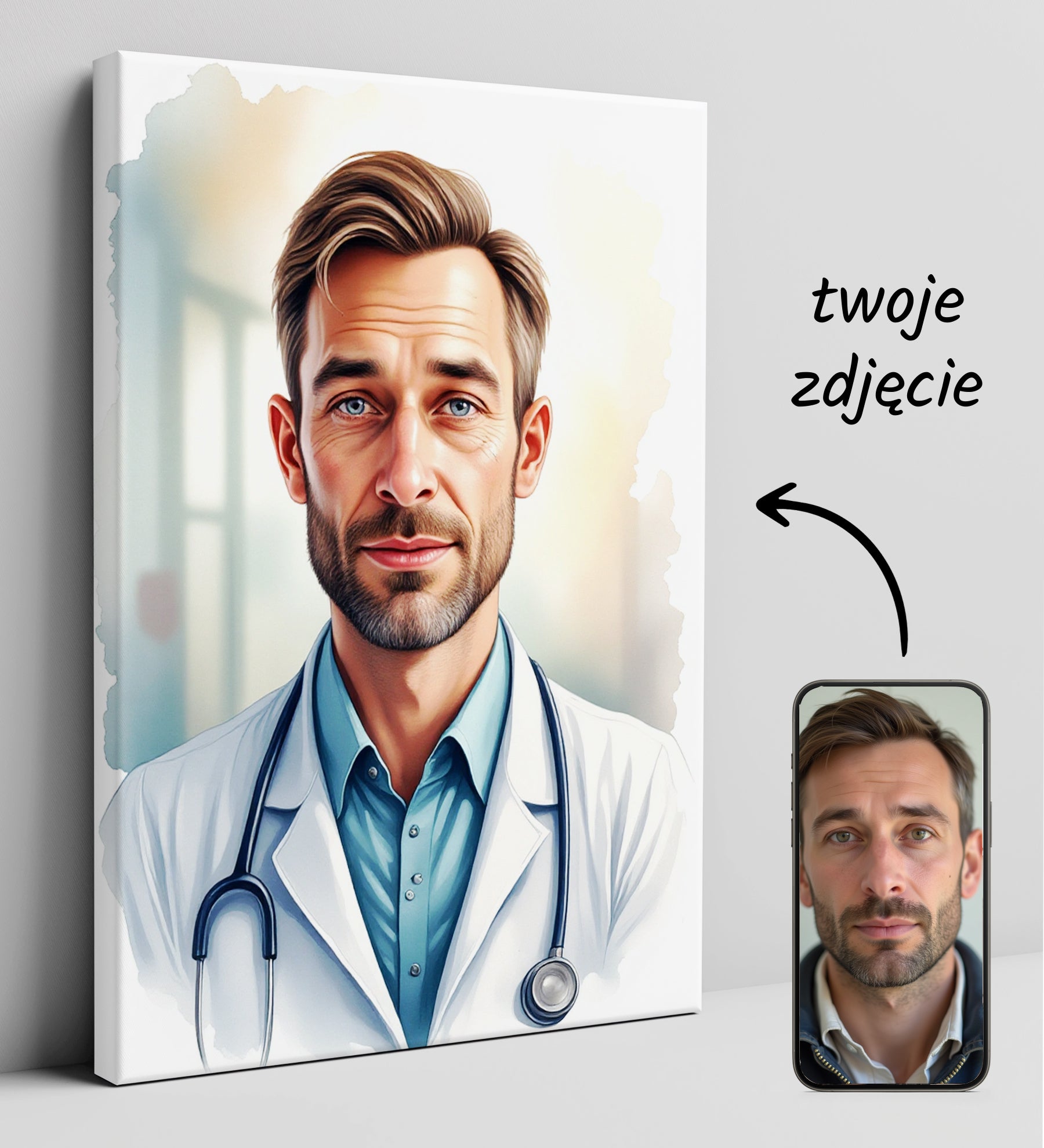 Portret Lekarza z Twojego Zdjęcia