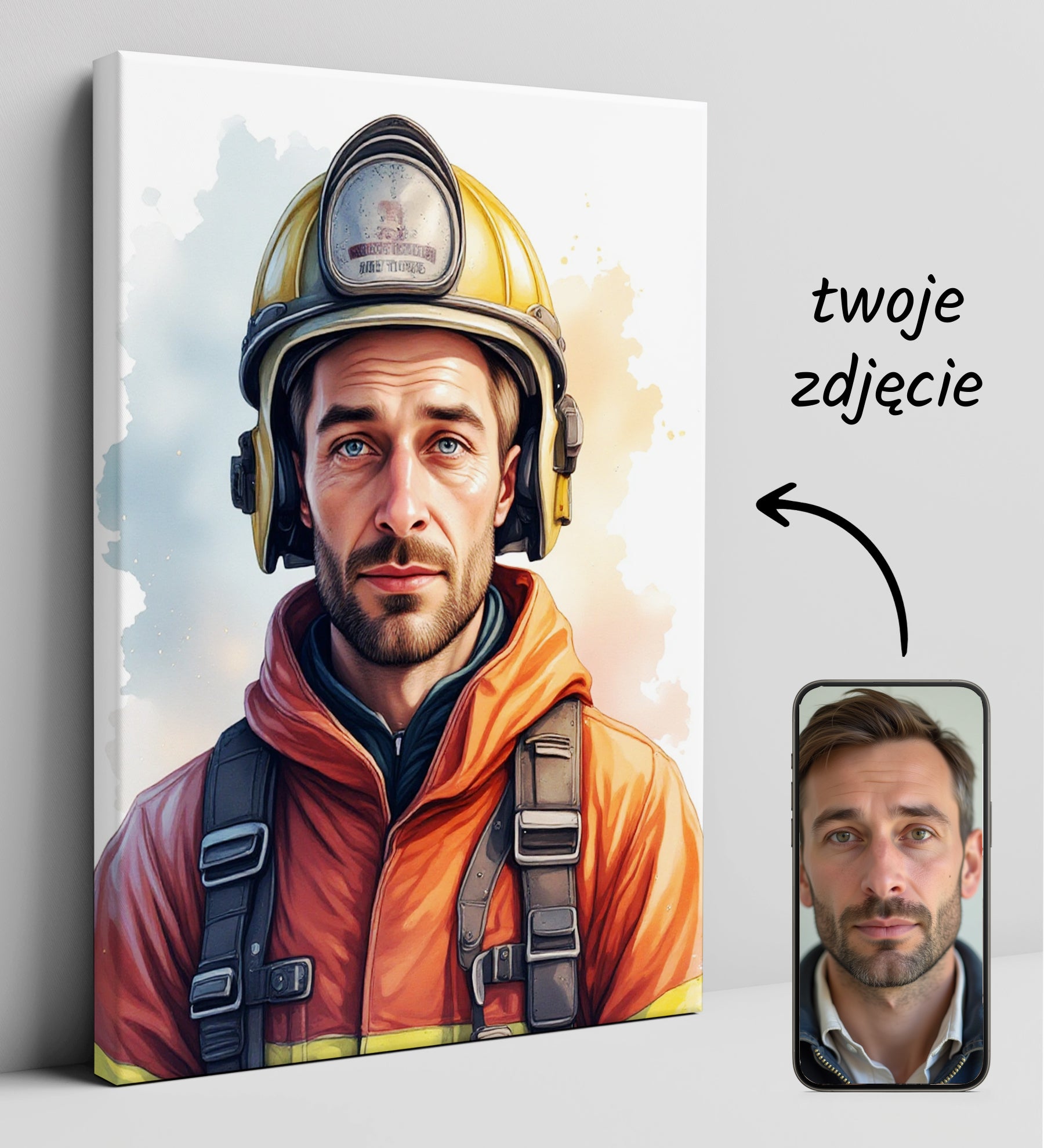 Portret Strażaka – Bohater z Twojego Zdjęcia