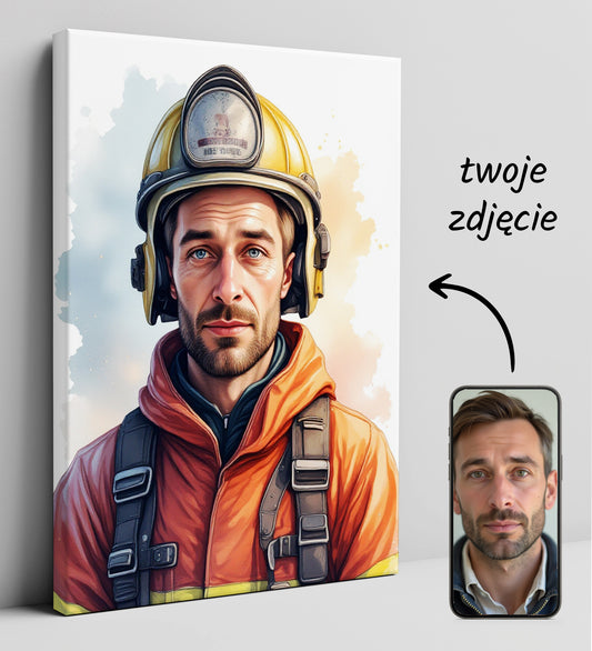 Portret Strażaka – Bohater z Twojego Zdjęcia