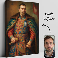 Portret szlachcica ze zdjęcia