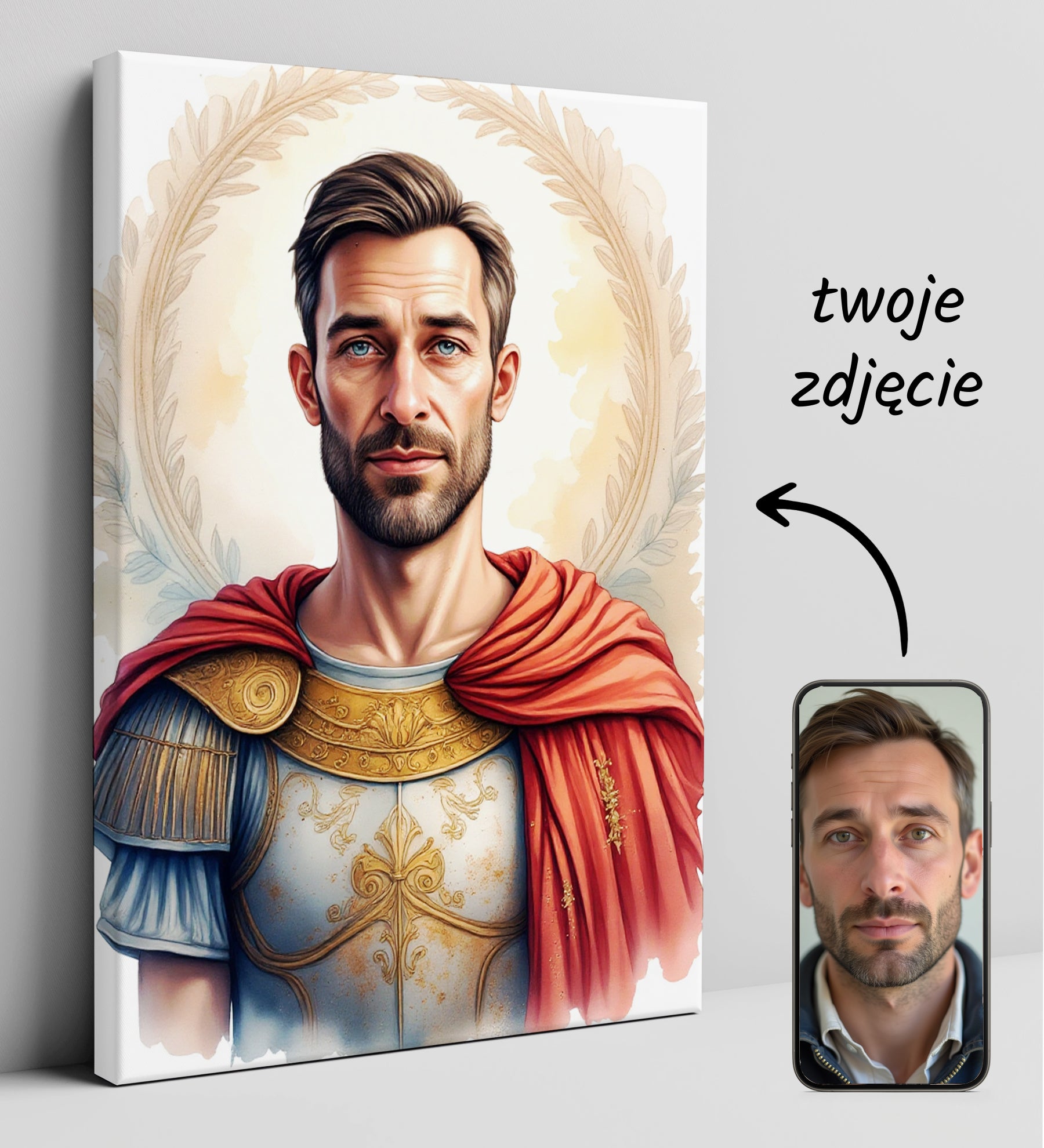 Portret Rzymskiego Cesarza z Twojego Zdjęcia