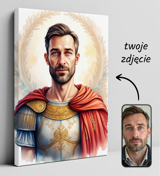 Portret Rzymskiego Cesarza z Twojego Zdjęcia