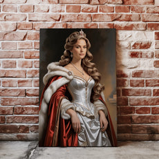 Portret Królowej na płótnie w produkcie Jej wysokość Królowa