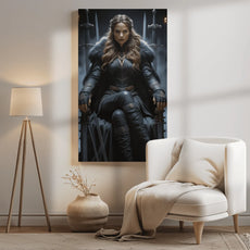 Framed canvas print Królowa Północy idealna do nowoczesnych wnętrz