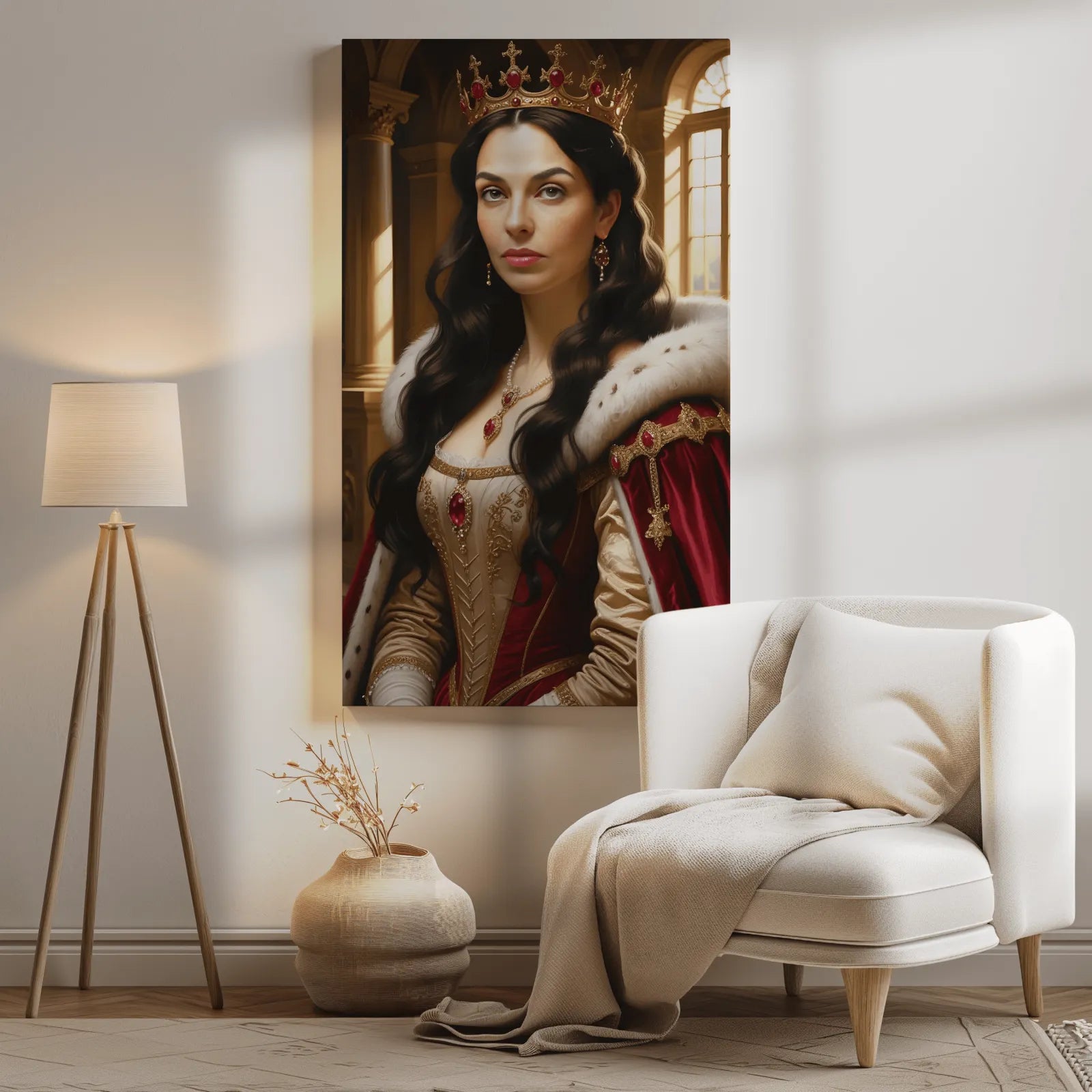 Framowana portret Królowej w produkcie Królowa Renesansu