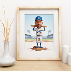 Portrety karykatury sportowe na zamówienie