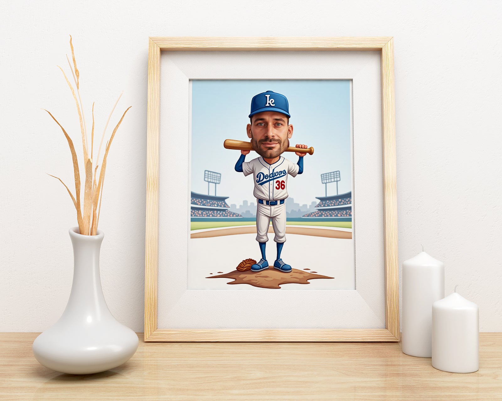 Portrety karykatury sportowe na zamówienie