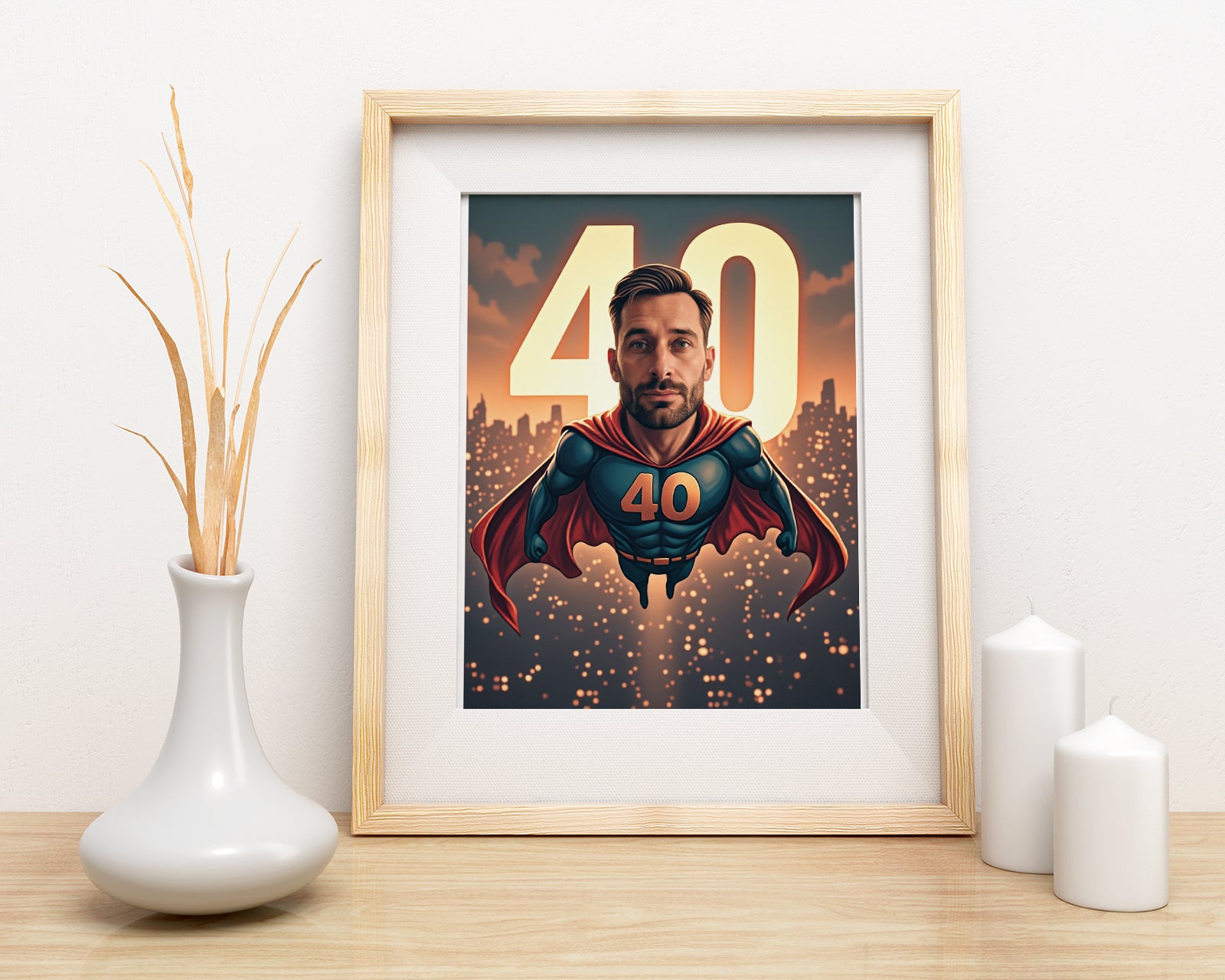 Karykatura superbohatera – portret ze zdjęcia