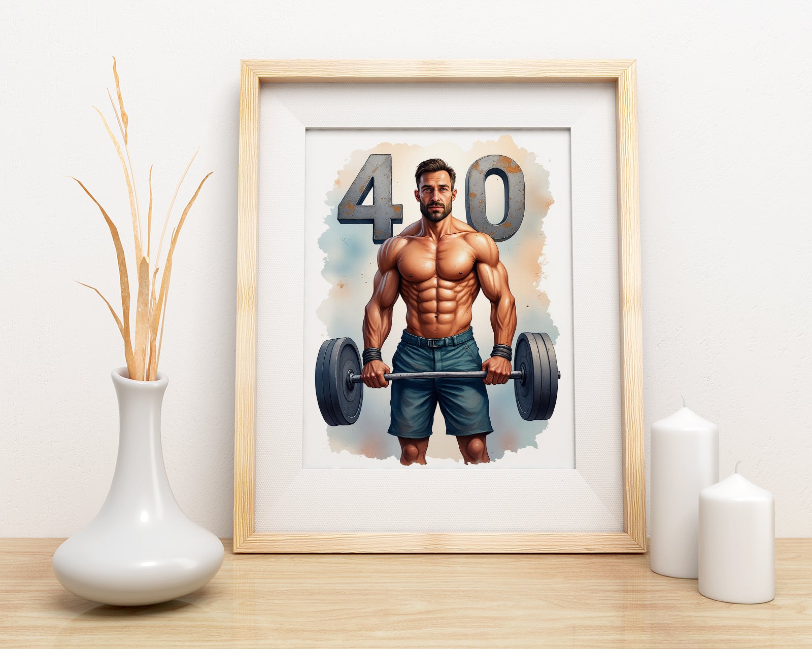 Portret Sportowca z Twojego Zdjęcia – Siłacz, Kulturysta