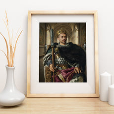 Królewski portret ty jako Bolesław Chrobry