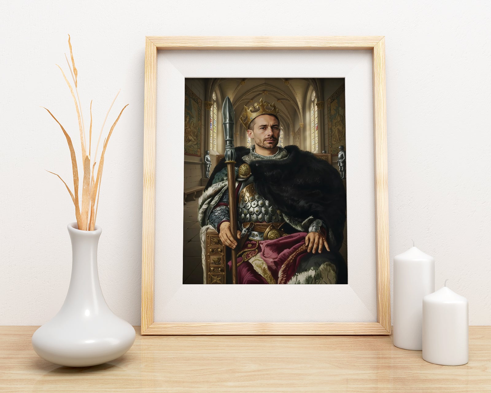 Królewski portret ty jako Bolesław Chrobry