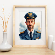 Portret Pilota – Lotniczy Portret z Twojego Zdjęcia