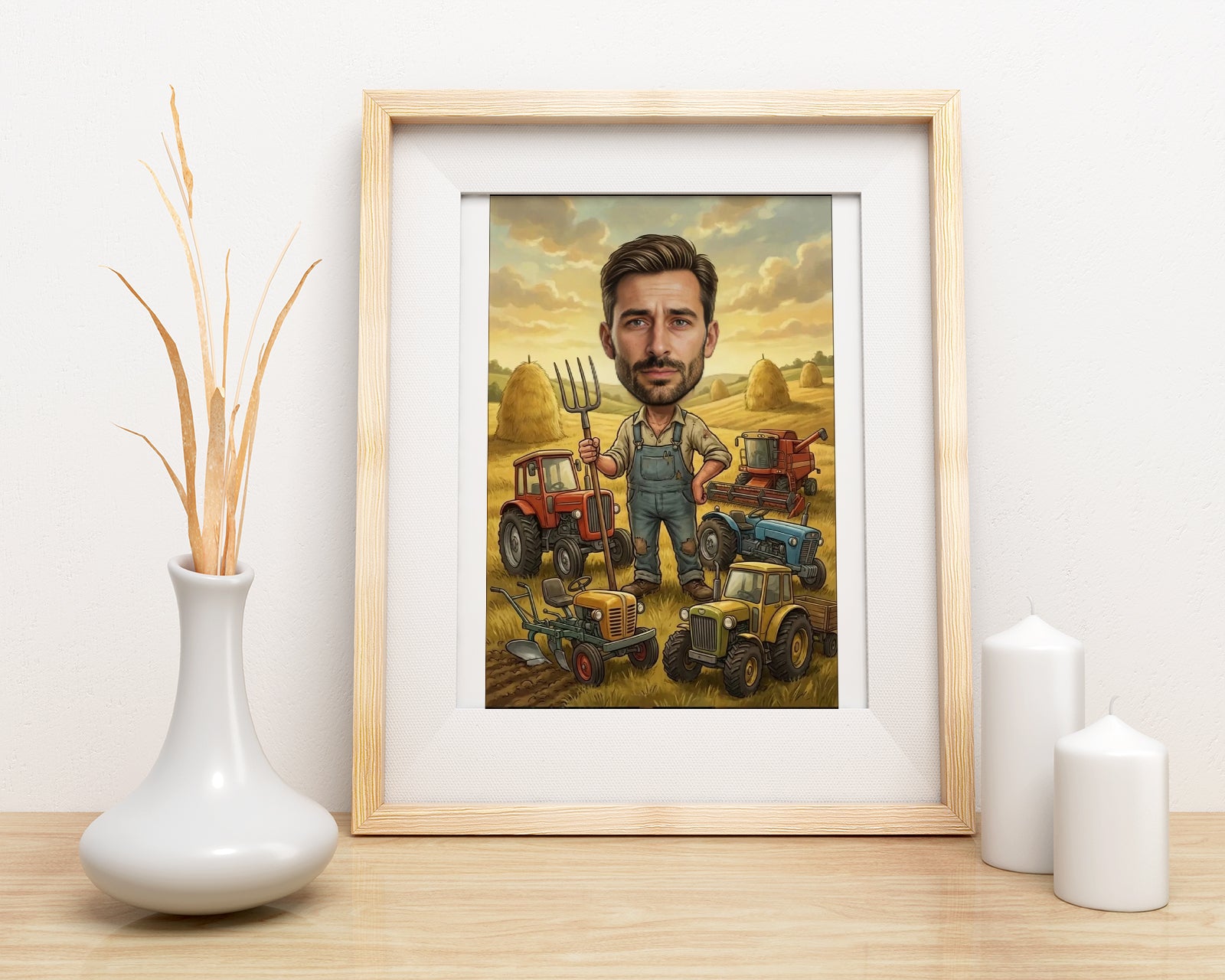 Pomysł na prezent dla rolnika - karykatura