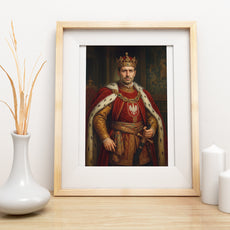 Portret królewski ze zdjęcia