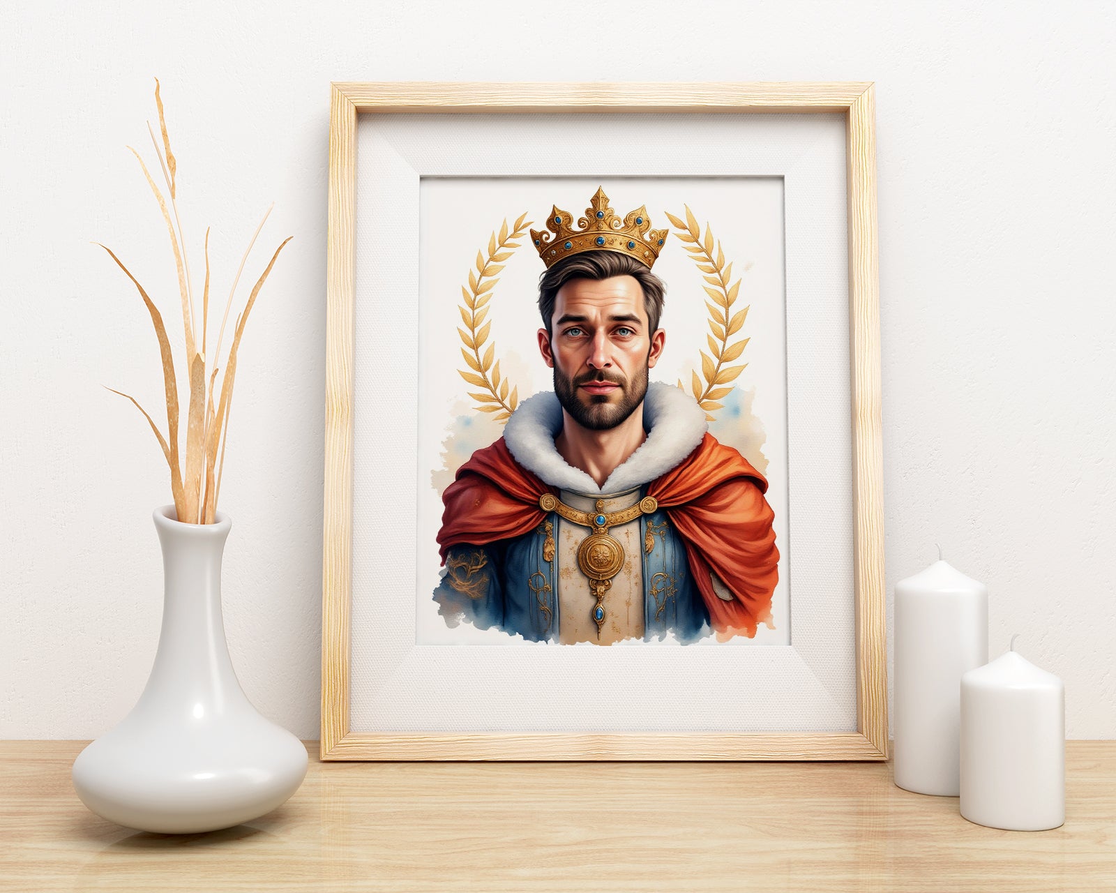 Portret Króla – Portret w Stylu Królewskim