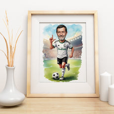 Karykatura dla Fana Piłki Nożnej – prezent dla fana Legii Warszawa