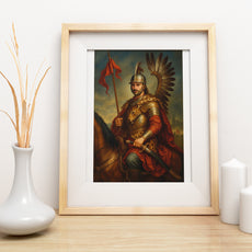 Portret husarski ze zdjęcia