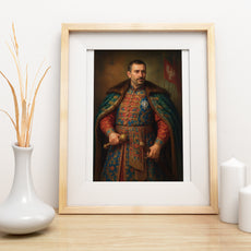 Portret szlachcica ze zdjęcia