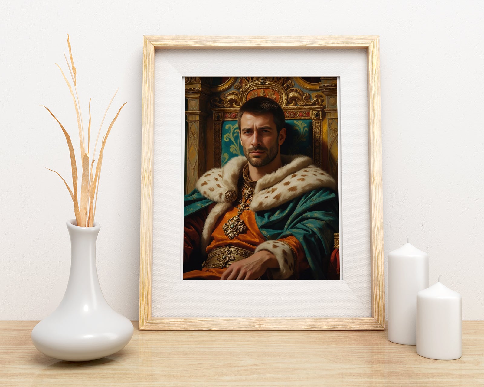 Królewski portret ze zdjęcia – majestatyczny prezent