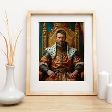 Królewski portret prezent – luksusowy portret ze zdjęcia