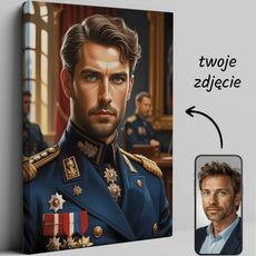 Personalizowany portret w kanwie Marszałek Polski – Duma Narodu