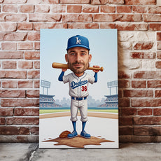 Portrety karykatury sportowe na zamówienie