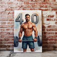 Portret Sportowca z Twojego Zdjęcia – Siłacz, Kulturysta